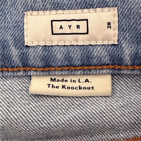 AYR The Knockout Barrel Leg Jeans Size 28 - Picture 11 of 13